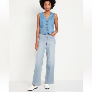 Women’s Old Navy High Waisted Wow Wide Leg Jeans size 12